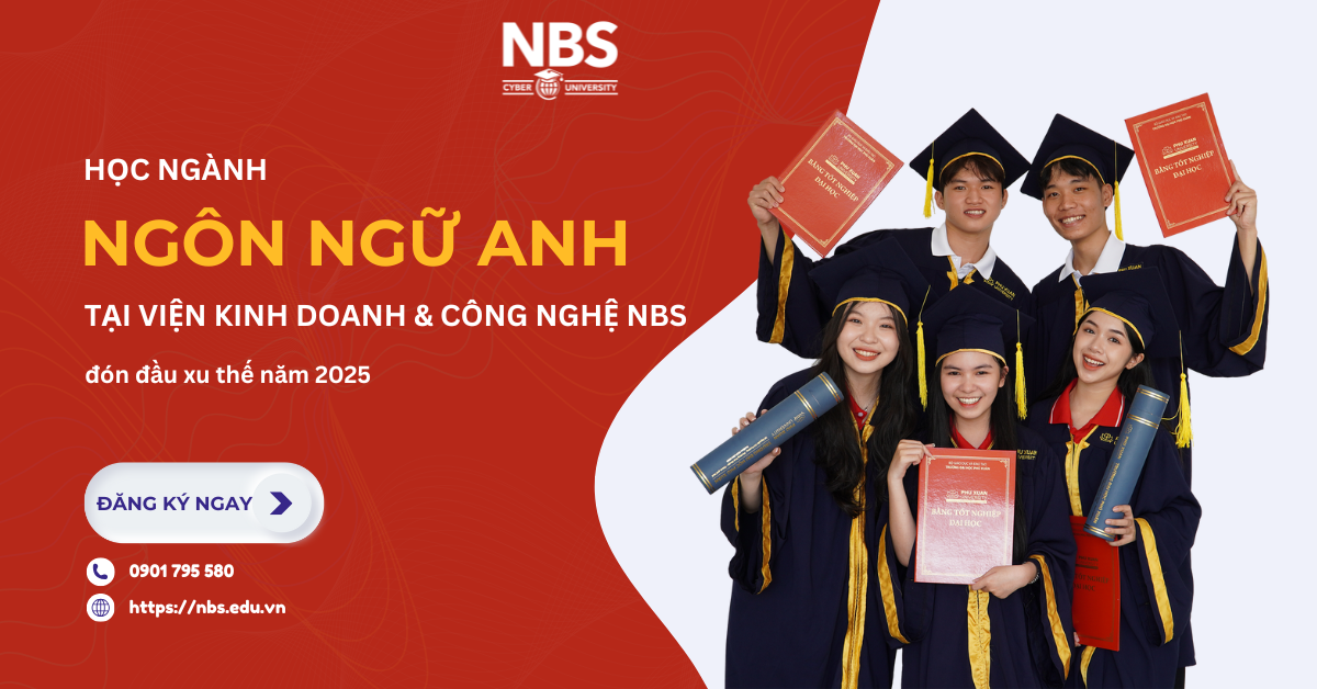 Đào tạo đại học trực tuyến ngôn ngữ Anh tại Viện NBS