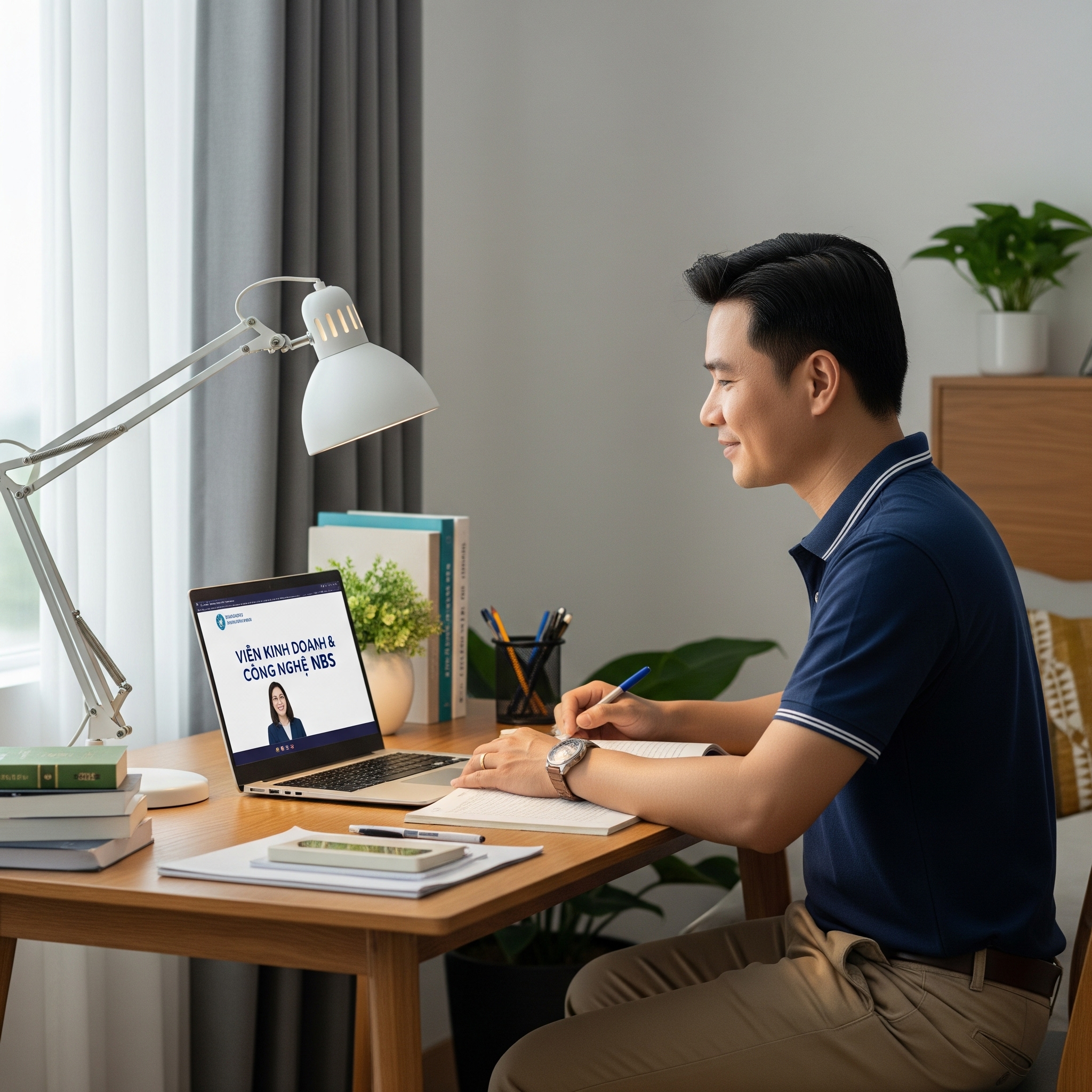 Hỗ trợ học tập xuyên suốt từ đội ngũ cố vấn khi học đại học trực tuyến tại Viện NBS