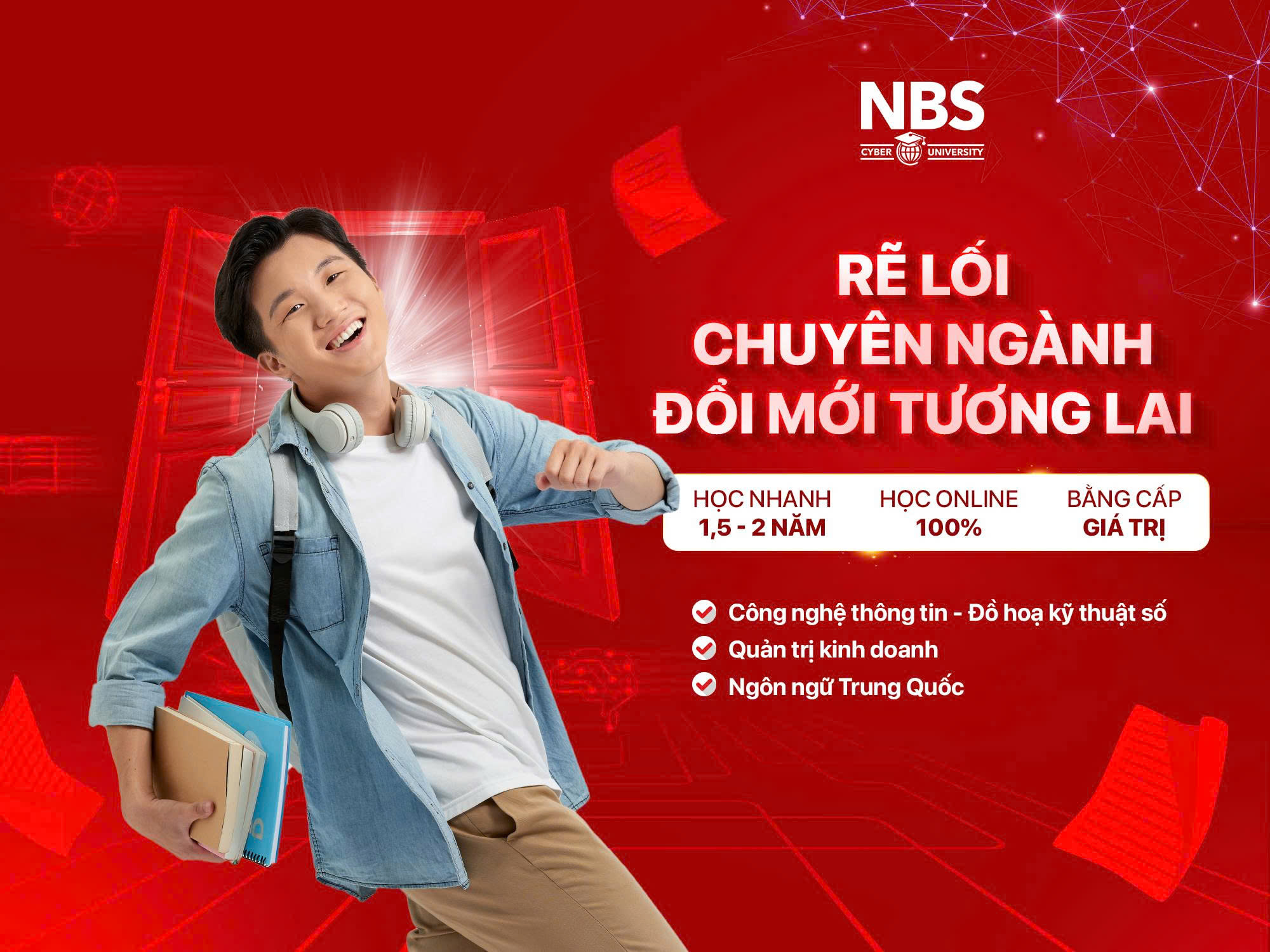 Học đại học từ xa cho người đi làm tại Viện NBS nâng cấp sự nghiệp mà không cần nghỉ việc