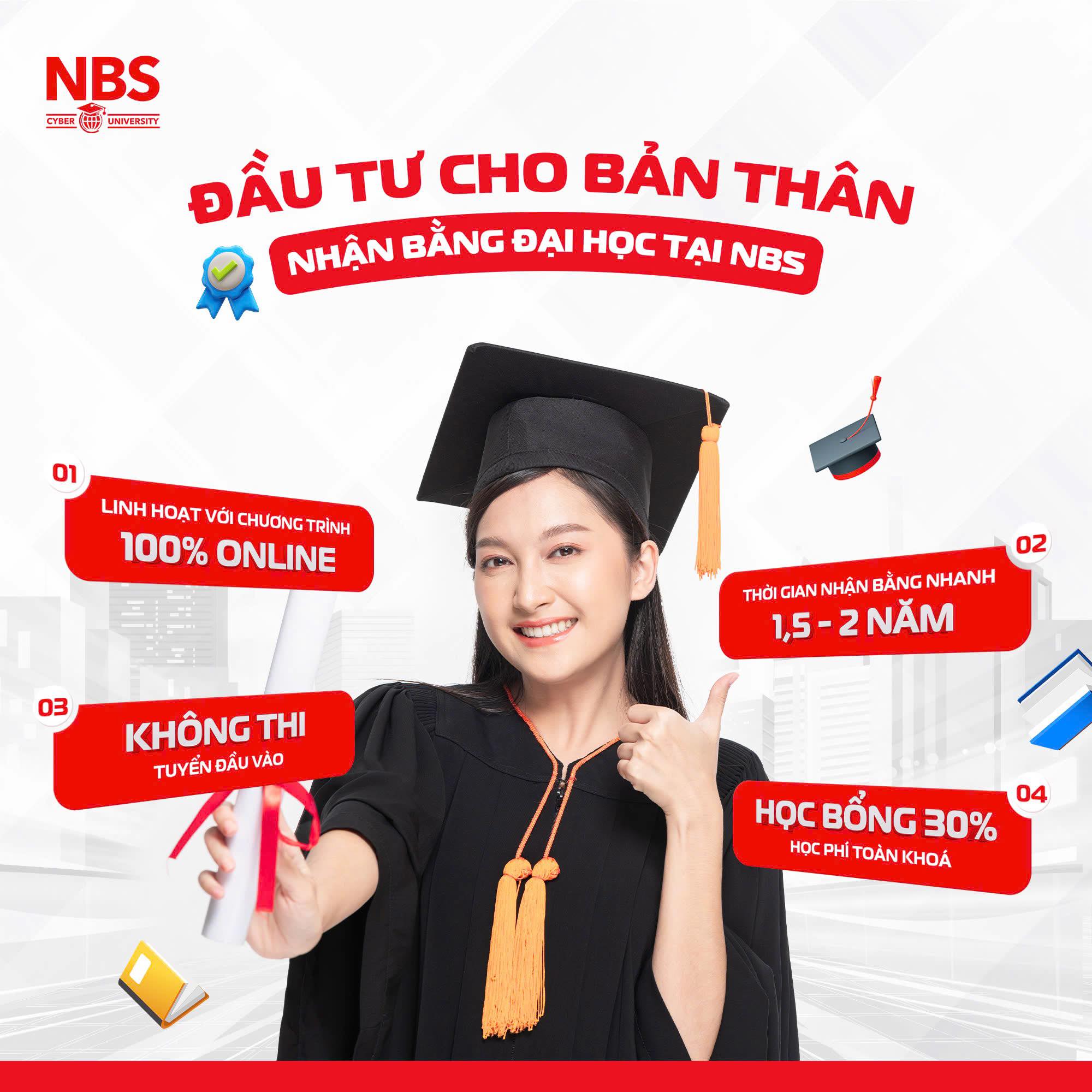 Học đại học từ xa tại Viện NBS linh hoạt - thực tiễn - giá trị
