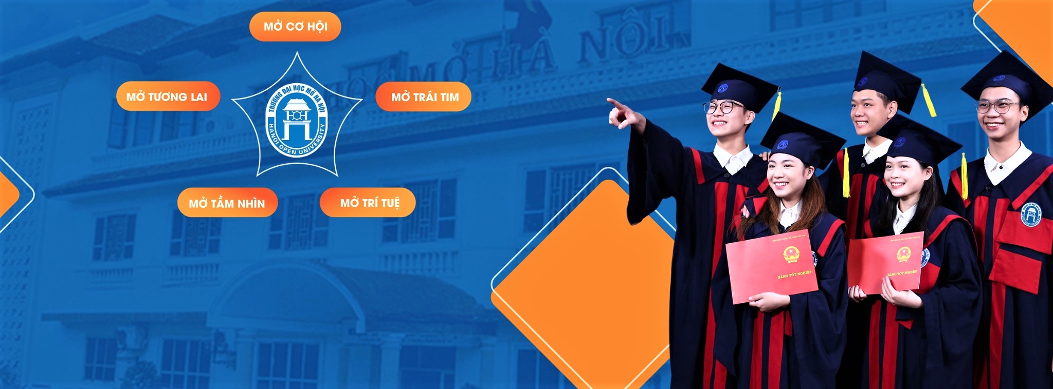 Đại học Mở Hà Nội – Không thể thiếu trong danh sách các trường đào tạo đại học từ xa