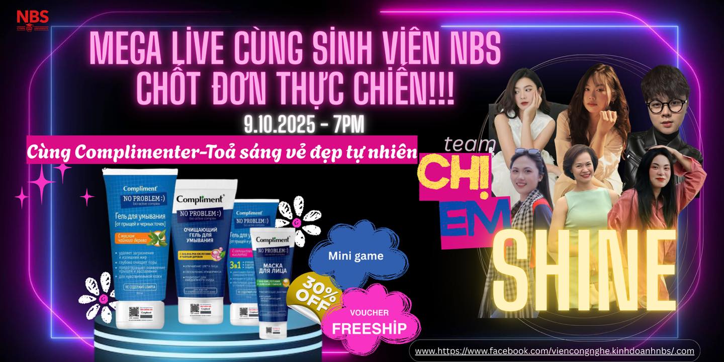 Sinh viên NBS rèn luyện kỹ năng nghề nghiệp thông qua các dự án thực tế và bài tập tình huống