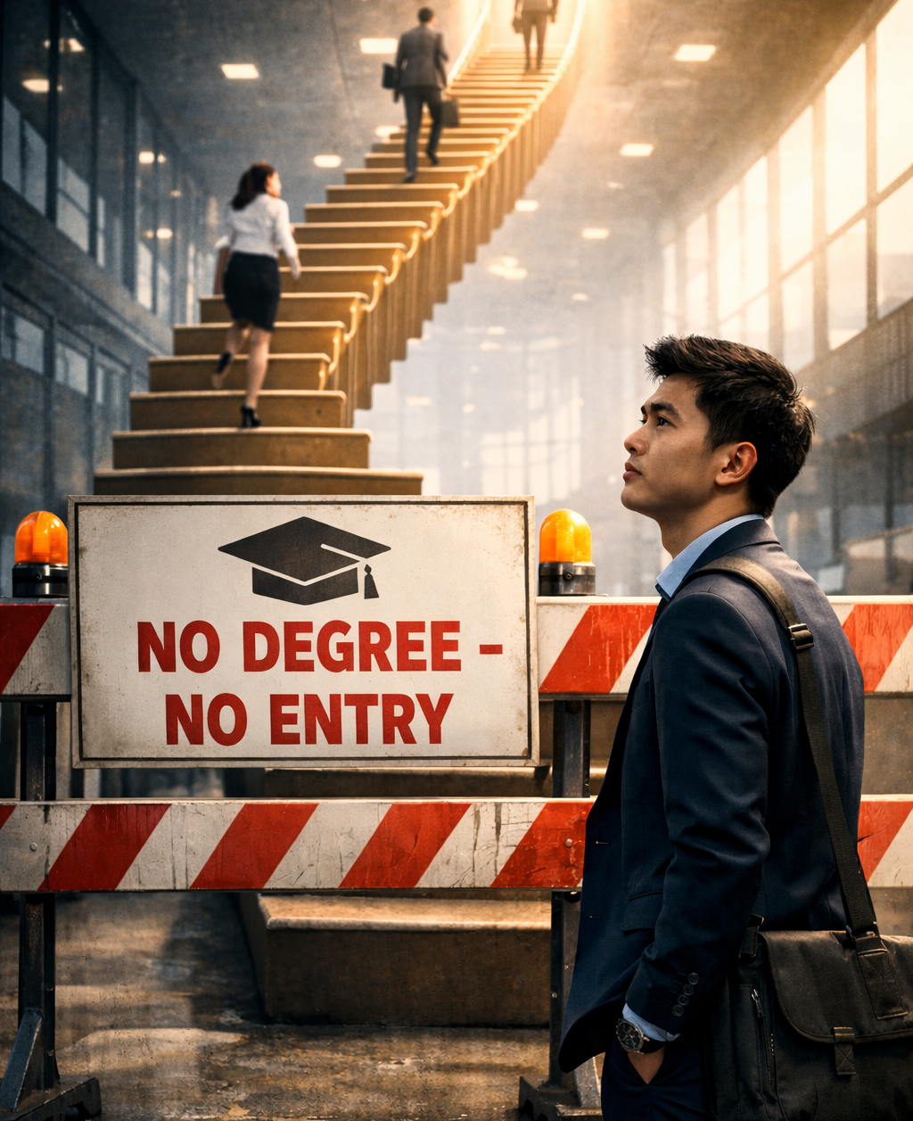 Bị giới hạn sự nghiệp vì thiếu bằng đại học - Viện Kinh doanh & Công nghệ NBS