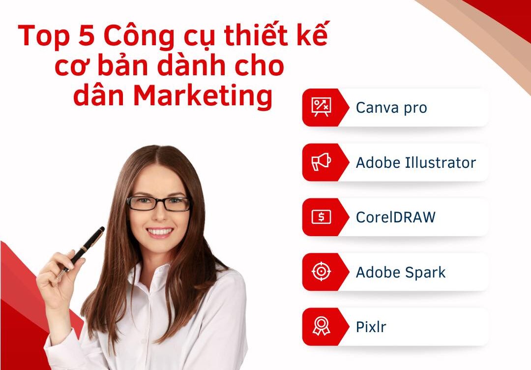 🗒️Top 5 công cụ thiết kế cơ bản dành cho dân Marketing bạn nên biết