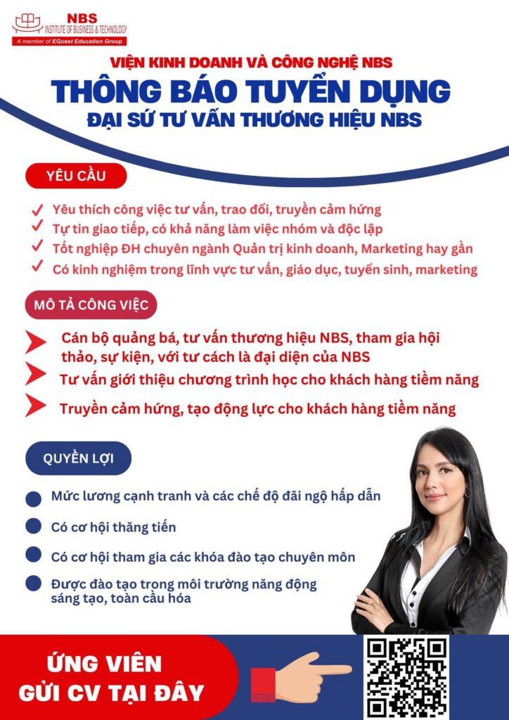 📣𝐓𝐡𝐨̂𝐧𝐠 𝐛𝐚́𝐨 𝐭𝐮𝐲𝐞̂̉𝐧 𝐝𝐮̣𝐧𝐠 <ĐẠI SỨ TƯ VẤN THƯƠNG HIỆU NBS>