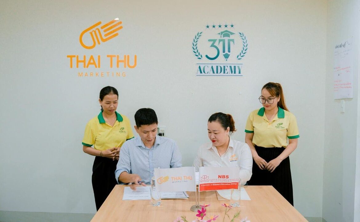 🤩VIỆN KINH DOANH & CÔNG NGHỆ NBS KÝ KẾT ĐỐI TÁC VỚI THAI THU MARKETING👌