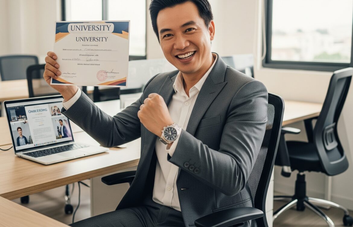 Học đại học từ xa cho người đi làm: Giải pháp nâng cấp hồ sơ nghề nghiệp mà không phải nghỉ việc