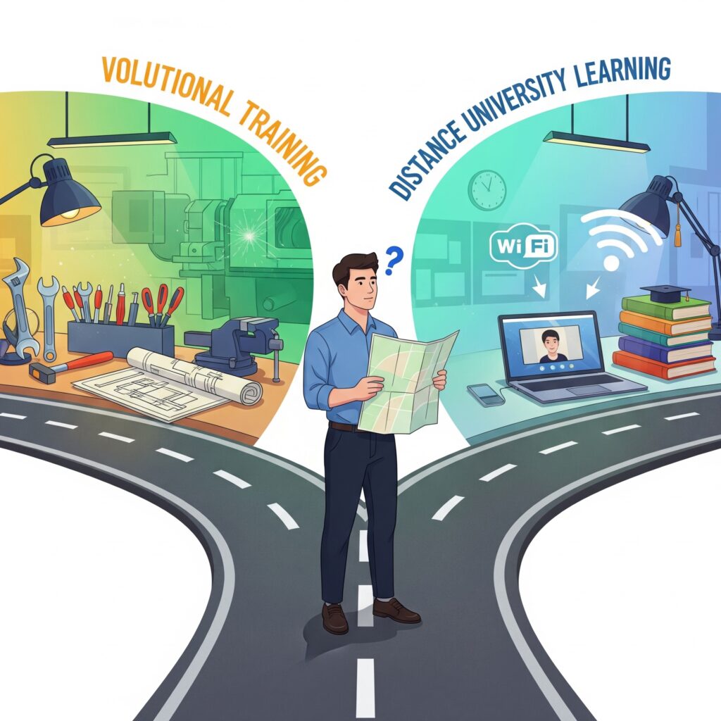 Học đại học từ xa hay học nghề – Ai nên chọn gì, tại thời điểm nào?