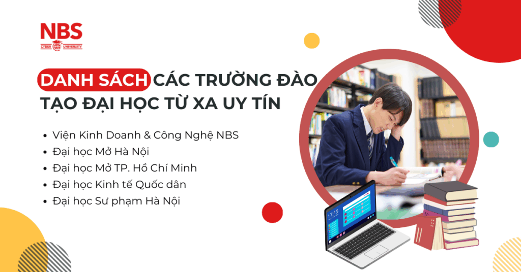 Danh sách các trường đào tạo đại học từ xa uy tín