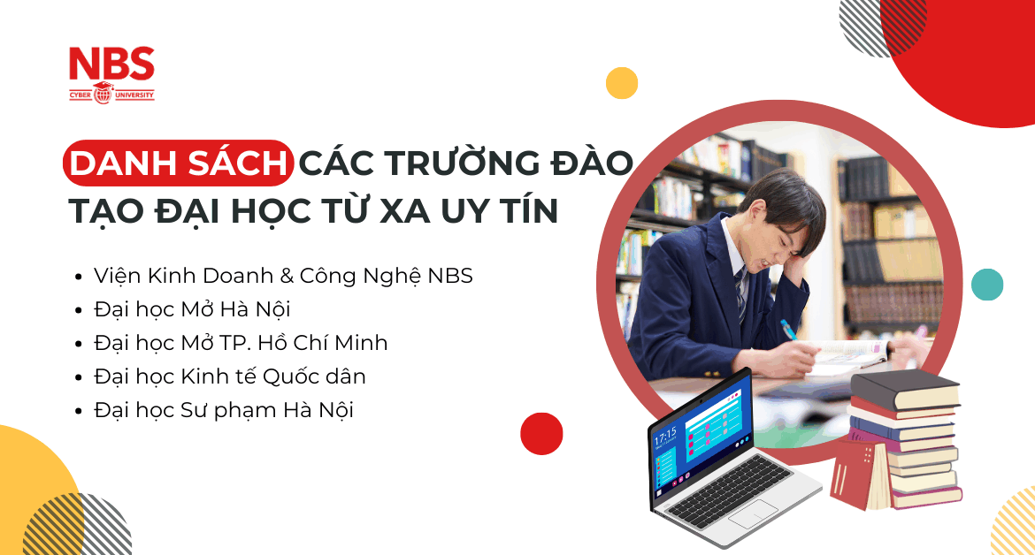 Danh sách các trường đào tạo đại học từ xa uy tín