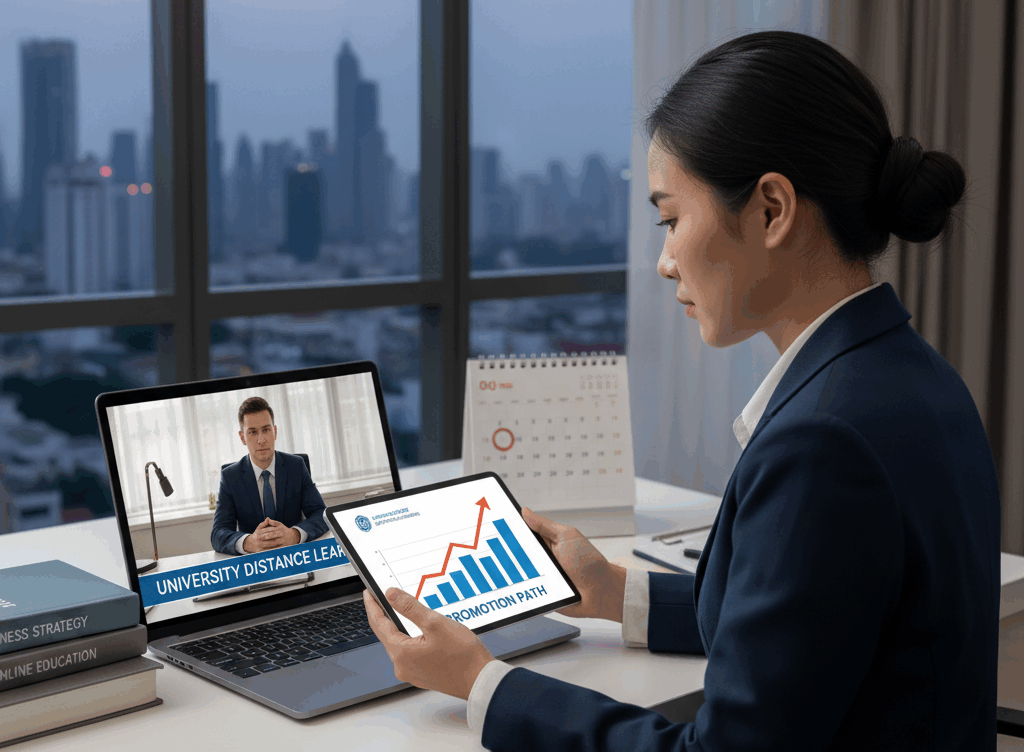 Thiếu bằng đại học – Người đi làm chọn học đại học từ xa để thăng chức