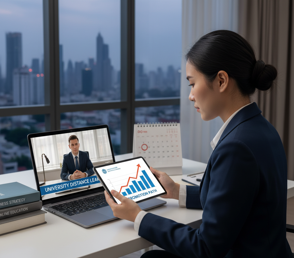 Thiếu bằng đại học – Người đi làm chọn học đại học từ xa để thăng chức